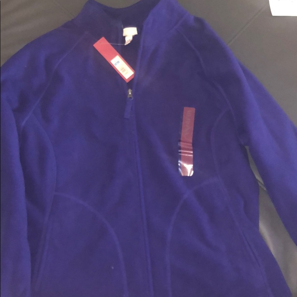 Fleece full zipper jacket